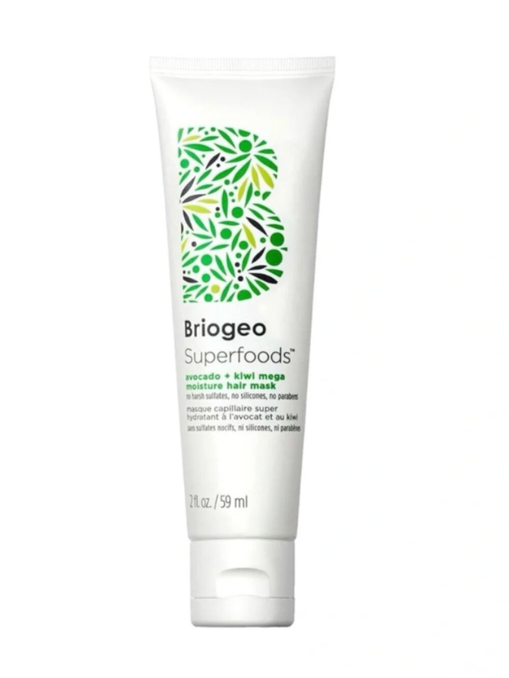 Briogeo Superfoods Avocado + Kiwi Mega Moisture Hair Mask 2 fl oz